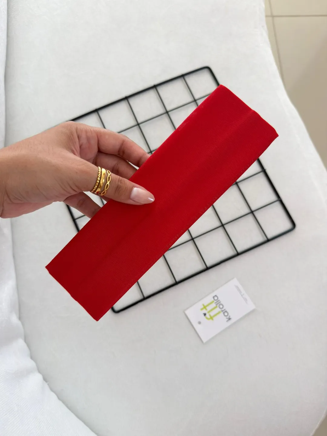 Faixa vermelho