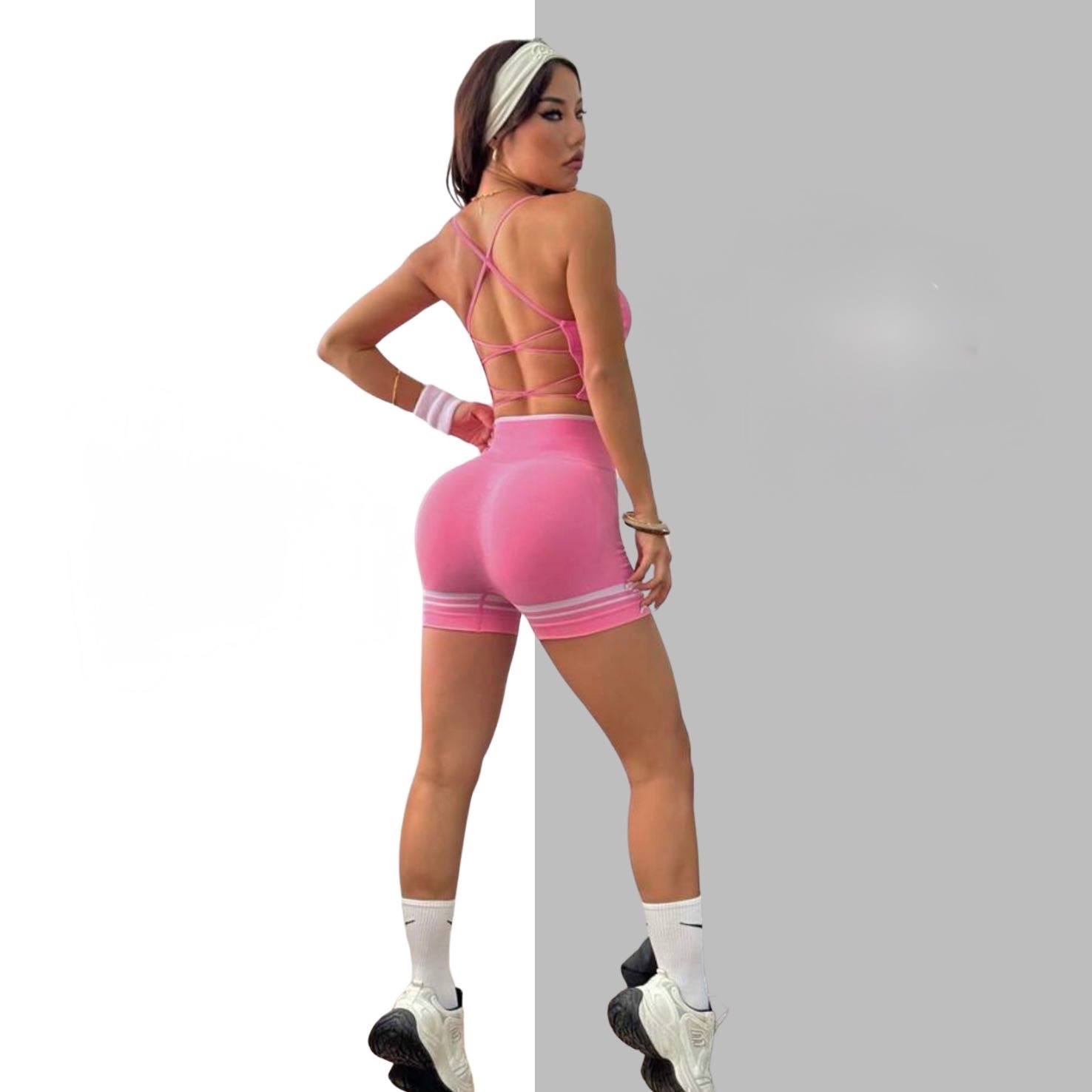 Conjunto Rosa claro