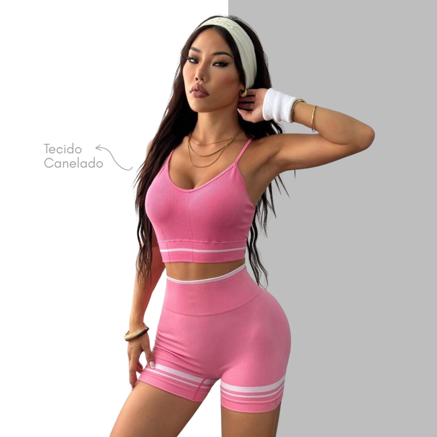 Conjunto Rosa claro