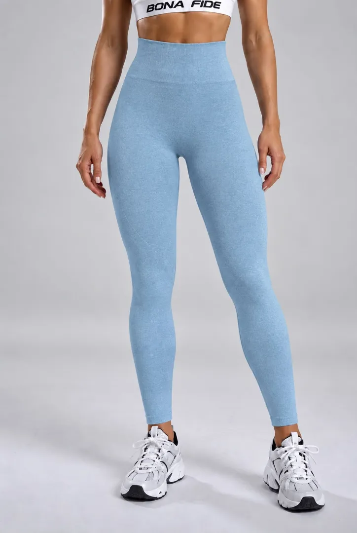 Calça azul pastel 