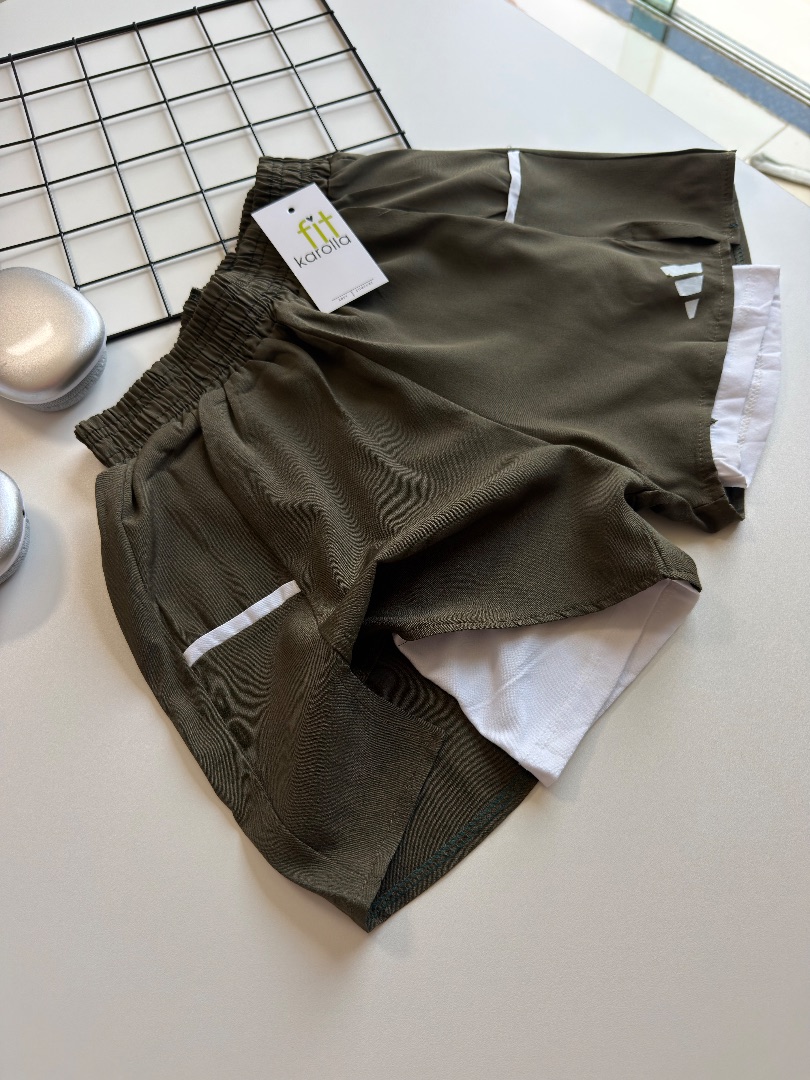 Short duplo adidas 